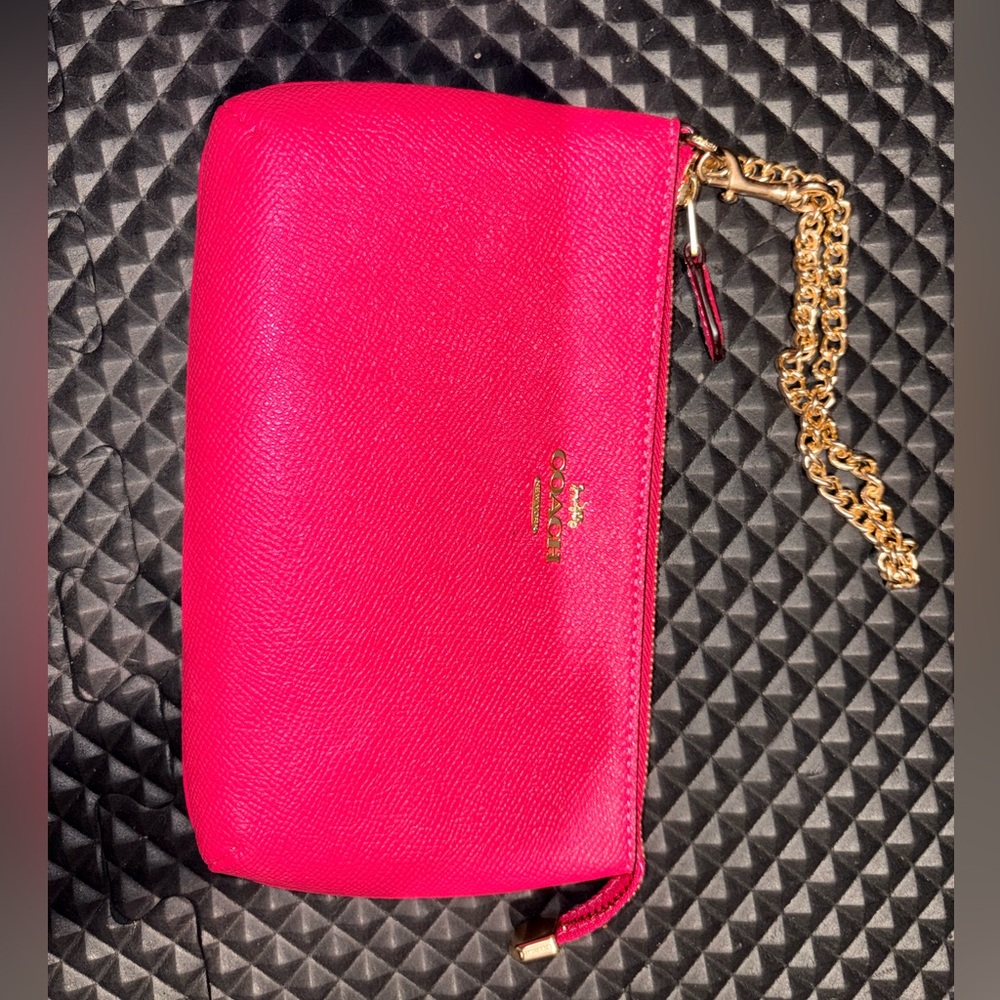 Elegant Pink Chain Wallet